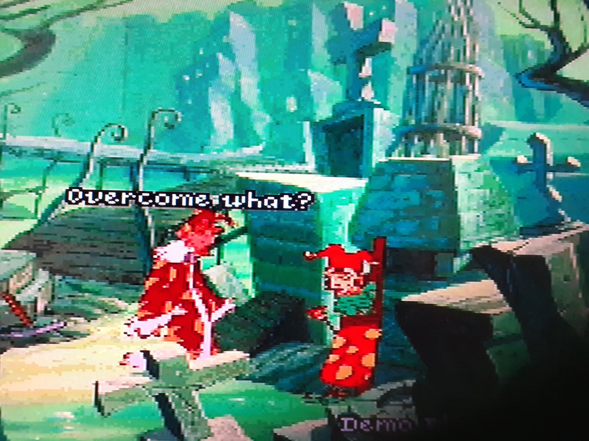 Videotater's tweet photo. Every #Christmas my wife does a #Playthrough of #TerryPratchett's #DiscWorld2MissingPresumed on the #PS1. It's become a tradition for us to visit this pixelated version of #AnkhMorpork ywarly to laugh at @EricIdle's rendition of crappy wizard #Rincewind. #PointAndClickAdventure https://t.co/gA5kQyXWg8