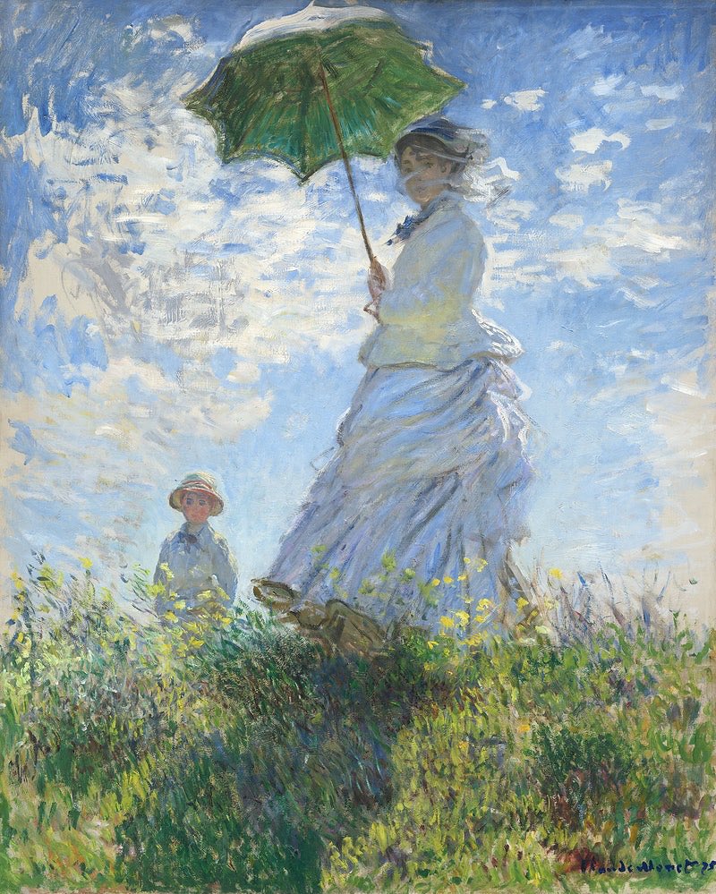 6. Woman with a Parasol (Monet, 1876)