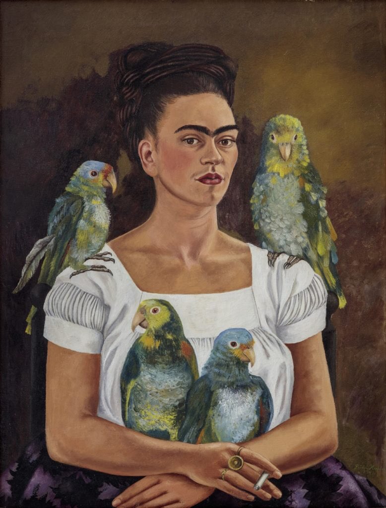 5. Me and My Parrots (Kahlo, 1941)