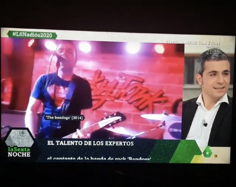 jtorresmacho's tweet photo. Gracias a @SextaNocheTV por emitir el vídeo de mi grupo (los #bandogs) muy emocionante para mi 😘 @CrisGarciaBaylo @_InakiLopez_ @Veronicasanztv @ccarballo50 @o_mediano @juliomayol @EvaMCabrero1 @jezquerra57 @GraziellaAlm @antoniorozco https://t.co/6rxJ6Ign30