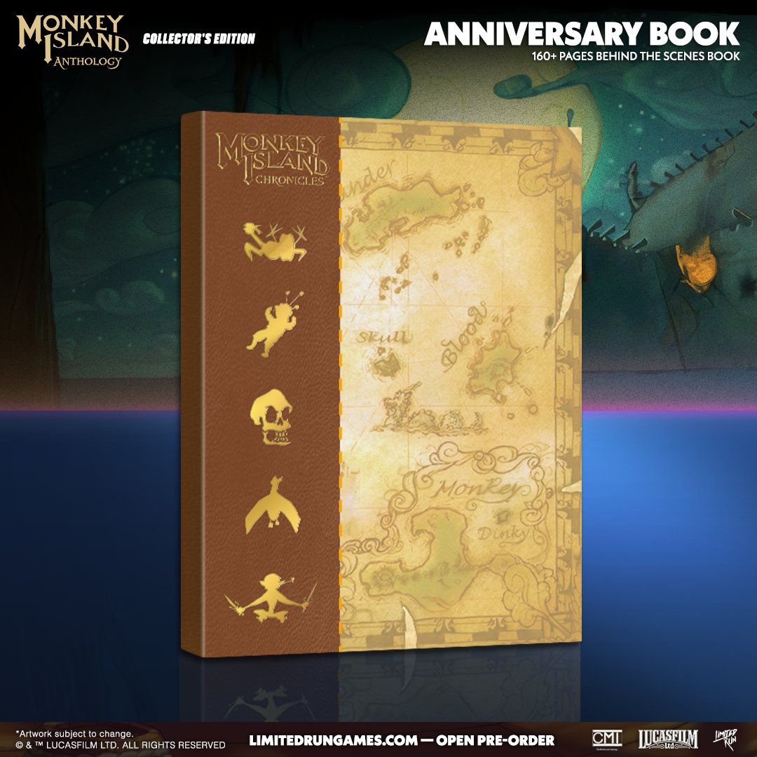 Our very own <a href="/gamespite/">Jeremy Parish</a> is helping to create a 160+ page behind-the-scenes anniversary book, which will be exclusive to the Monkey Island Anthology Collector's Edition!

Get to know the history behind THE cornerstone adventure game: limitedrungames.com/products/monke…