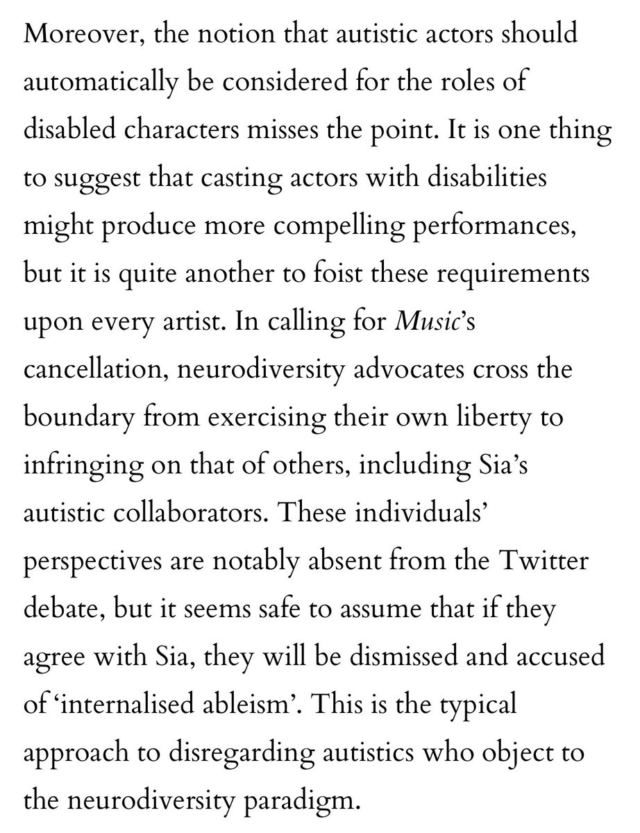 13. Further, parts from an article written by an  #ActuallyAutistic Stanford Undergraduate. Lucy Kross Wallace did some in-depth research on the matter and compiled her thoughts in an incredible article: