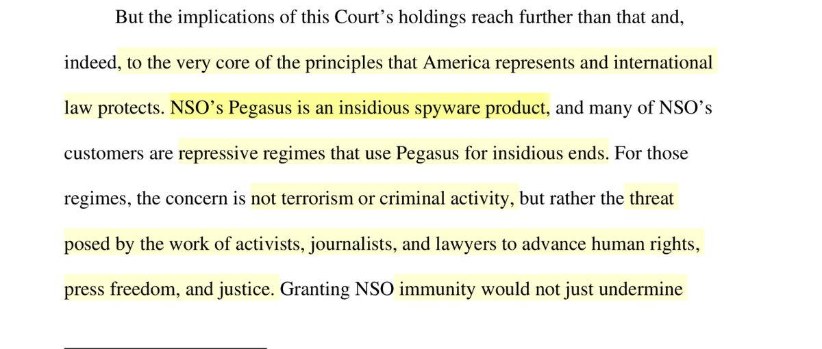 Remember the time Twitter said I was wrong about PegasusYet once again the facts prove who was/is wrong & who was right of just how insidious NSO/QTech really are.Or remember how some said I was completely wrong about FSIA?I mean it’s so weird