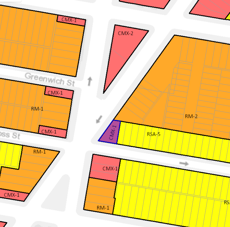 The most important component, of course, is lot size. Even if you have an awkward-shaped lot, creative developers can find a multitude of ways to adapt. Cities with block-sized vacant lots need to find ways to subdivide while allowing for high lot coverage!