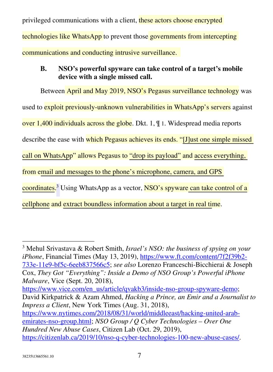 2016 - 2018‘Pegasus had proliferated into 45 countries.. several that had either “previously been linked to abusive use of spyware to target civil society” or had “dubious human rights records & histories of abusive behaviour by state security services“ https://twitter.com/File411/status/1220002781806911488?s=20