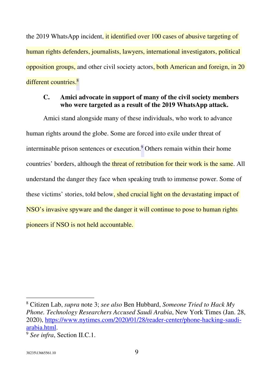 2016 - 2018‘Pegasus had proliferated into 45 countries.. several that had either “previously been linked to abusive use of spyware to target civil society” or had “dubious human rights records & histories of abusive behaviour by state security services“ https://twitter.com/File411/status/1220002781806911488?s=20