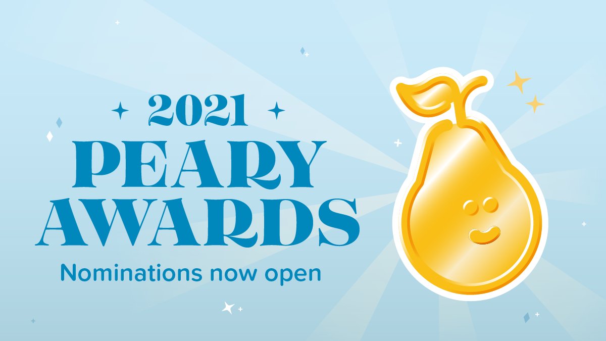 At Pear Deck, we believe outstanding and passionate educators deserve to be recognized — that’s why we’re hosting the second annual #PearyAwards! ✨🏆 

Nominations will be accepted through January 22. Learn more and recognize a school or educators 💚👉 hubs.la/H0CTJmR0
