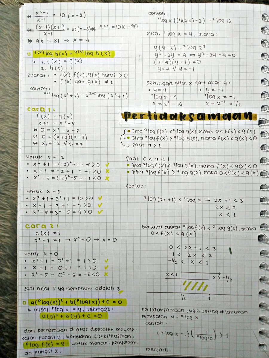 thorqish's tweet photo. - catatan matematika kelas 10 -
logaritma.
sc: studiobelajar, zen https://t.co/a81hvrdlpe