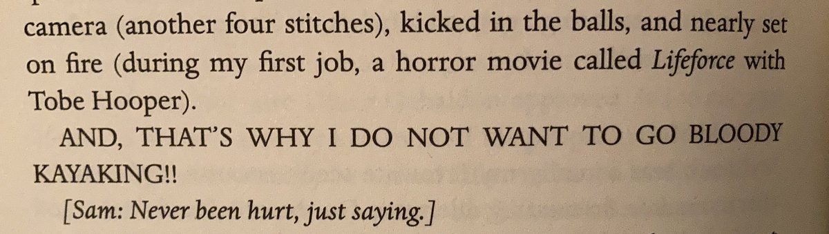 Really?  #KrisReadsClanlands Sam, that’s not quite true - we all saw Caitríona stitch a bit too deeply in the season 1 outtakes