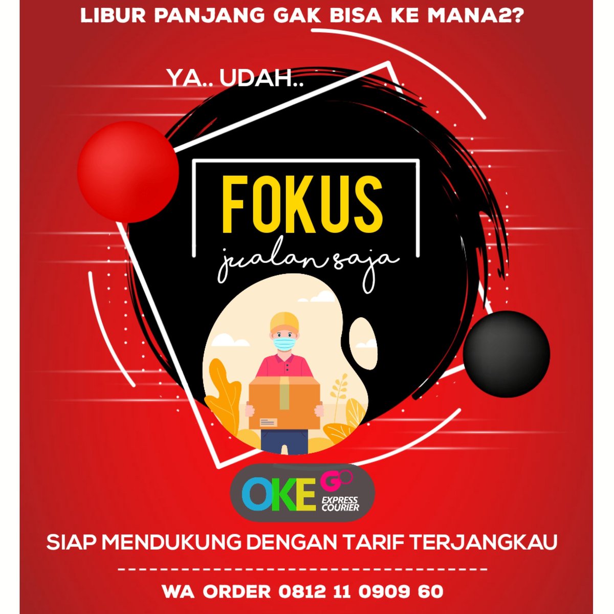KurirBogorOkego's tweet photo. Libur panjang.. lebih baik jualan saja di gaspol.. ke mana2 susah ke mana2 mahal..
#kurironline #kurir #jasakurir #Bogornakal #kurirbogor #bogorBO #kurirmakanan #Bogorbirahi #kurirumkm #bogorbasah #kurirexpress #kurircepat https://t.co/OOKLHciGKh