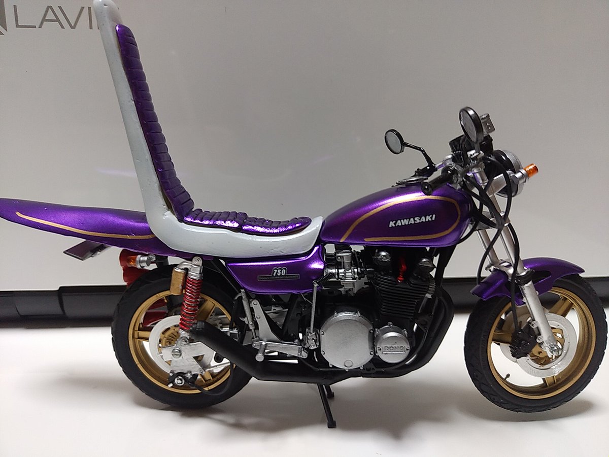 バイク ＃プラモデル ＃特攻の拓 ＃族車 コロナ禍で暇すぎて7月から