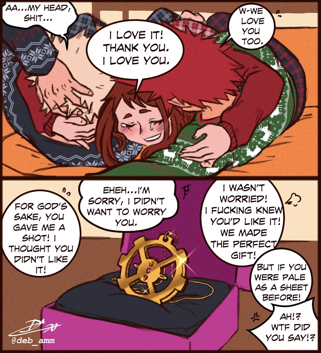 Happy Birthday Uraraka ??
"The perfect gift"
#kirikacchako #kirichako #kiribaku #kacchako #bnha #mha 