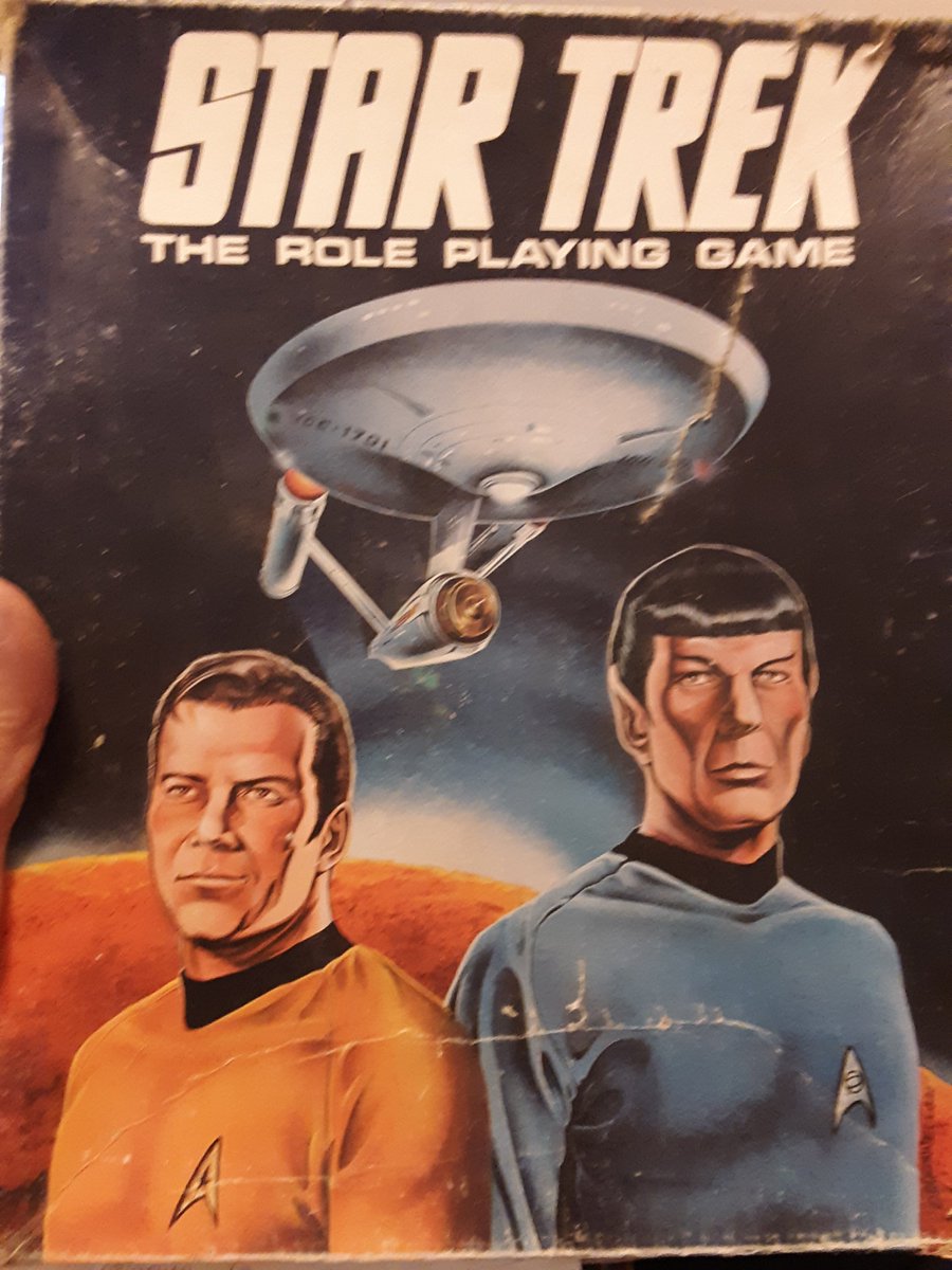 daflyondawall's tweet photo. Day 26 of the #31DayCharacterChallenge is FASA's Star Trek RPG.
Barca Gol is a Tellarite, trained in the Security Division, he did his first year of service fresh off his cadet cruise and Academy graduation aboard the USS Excalibur. 1/2 https://t.co/Z3w3TsP8kC