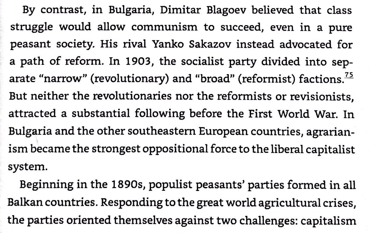 Agrarian political parties were the main alternative to the bourgeoisie-dominated liberal parties in the Balkans. They supported agricultural investment, cooperatives, practical education, & better finance institutions. They gained great influence after WWI.