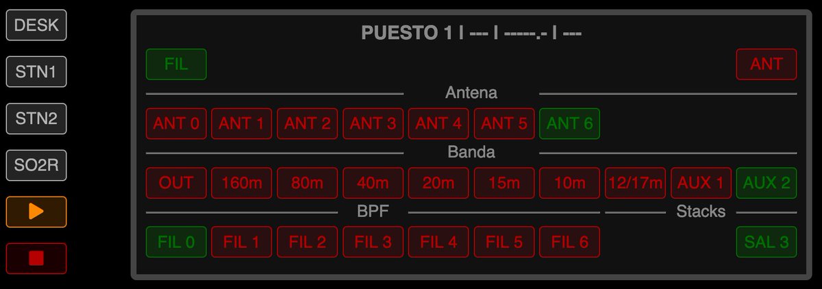 eb1tr's tweet photo. Oficialmente trabajando en la versión "final" del sistema de control de antenas/stacks/filtros del #TukuTuku. #TukuPRO @ED1BTeam @EC1A_Ger #EA1QL #HamRadio #AmateurRadio #Radioaficion #HamCoding #Python #MQTT 💪💪💪 https://t.co/tUG5LjxGOz