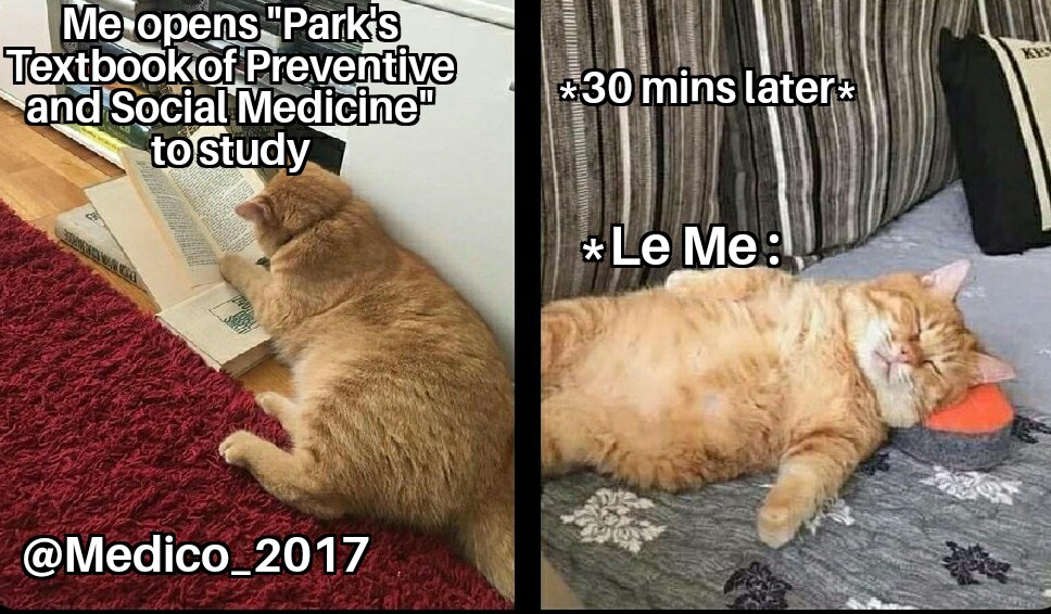 #MedTwitter 
#MedStudentTwitter 
#MBBSLife 👨‍⚕️
#CommunityMedicine 😴

How many of you can relate ??😅