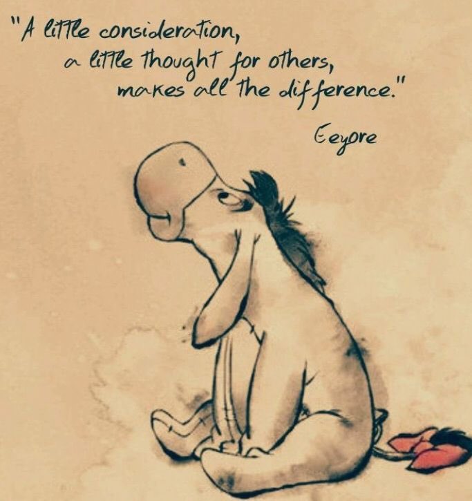 ssalach21's tweet photo. Eeyore is, without a doubt, the best #Disney character. Don’t @ me. https://t.co/cd2vAhN6d8