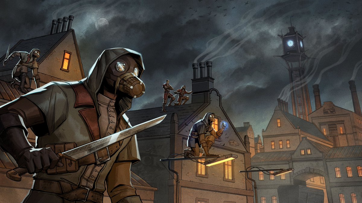 “keep your eyes on the rooftops. #dishonored” .