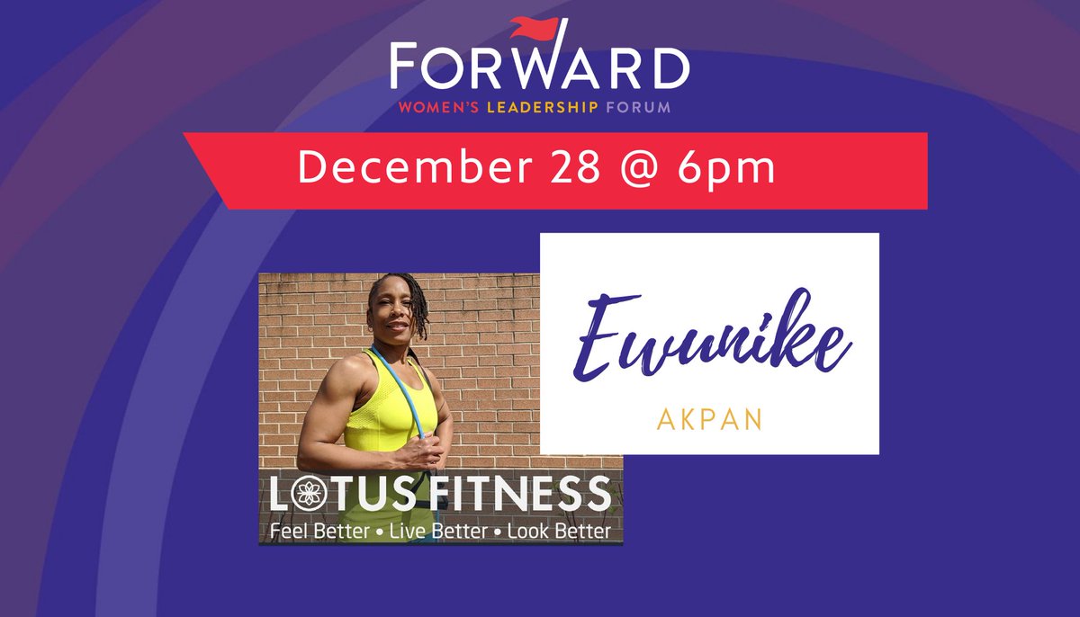 forwardwlf's tweet photo. We are getting a jumpstart on our New Year's resolution! Women's Leadership Forum on FB Live as we WORK-IT-OUT on Monday, December 28th, 6pm with Ewunike Akpan, owner of Lotus Fitness. Stream it Live on the Women's Leadership Forum FB Page.
I WILL DO THIS 2021 #Forwardwlf https://t.co/htxhpzLWcQ