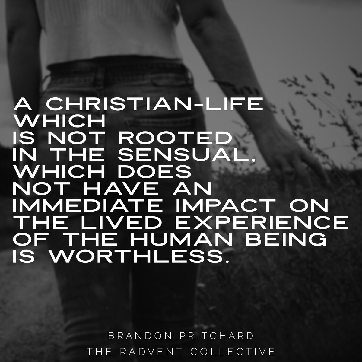 And that’s a wrap. Brandon Pritchard closes out our Radvent season with this benediction. 

Thanks for following along this season.