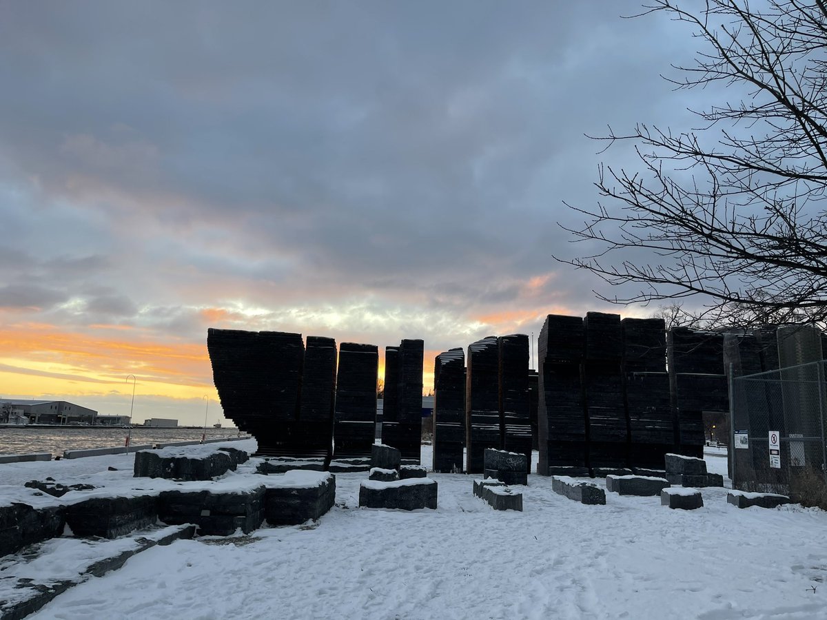 But we did it. We did something impossible once. Thousands died. It changed the shape + composition of the city in ways that persist to this day. But we responded to a crisis during a crisis, and we did it it by putting the well being of people at the centre of action.  #toronto &ndash; bei  Ireland Park