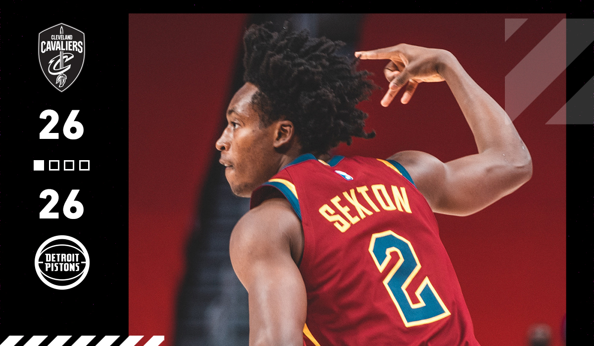 8-0 run to close the quarter! 😤

Garland: 7p
Osman: 7p
Sexton: 5p

#BeTheFight