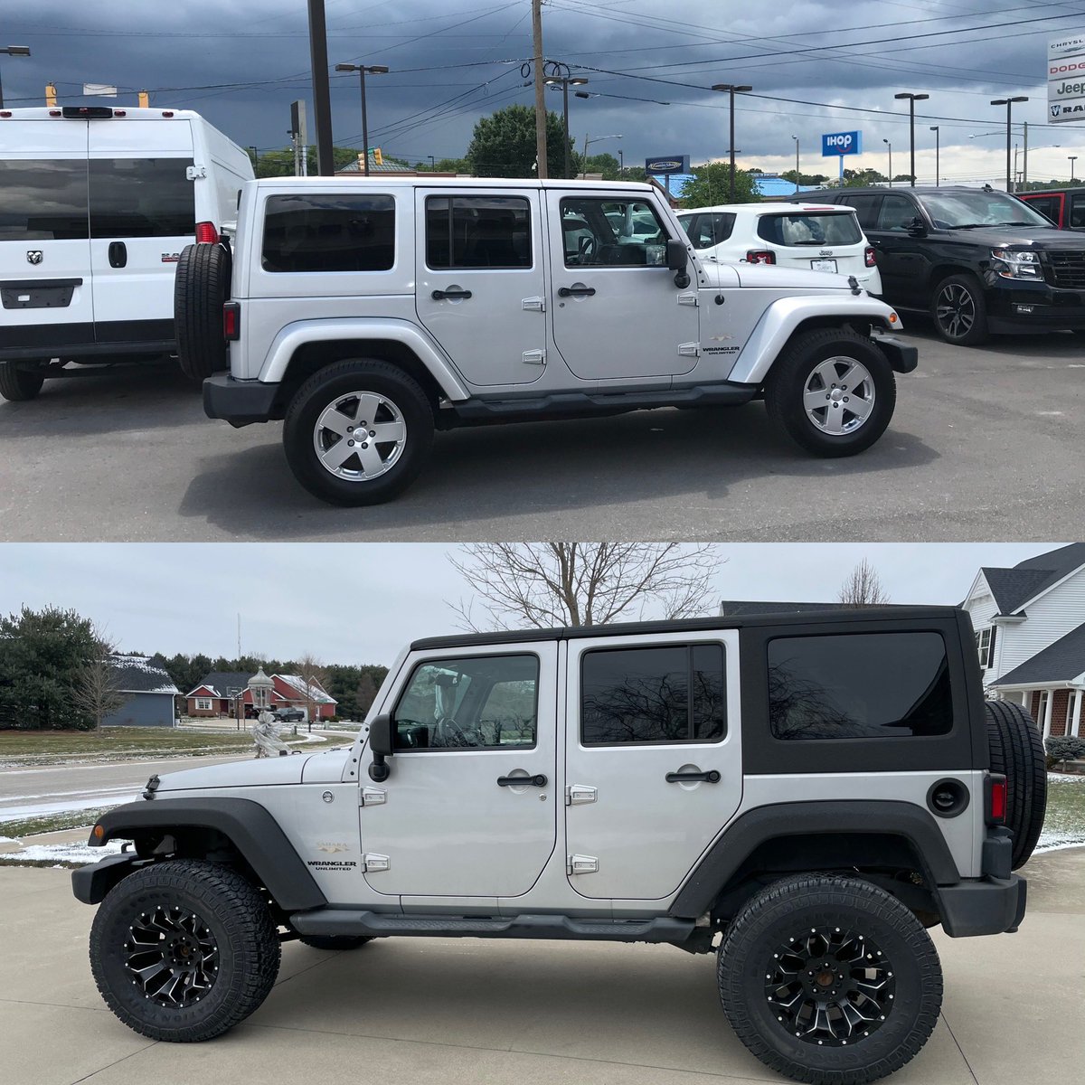 It took a few months but #Memphis is #trailready #beforeandafter #trailsandtails #Kodyapproved #jeep #jeepon #letsgo