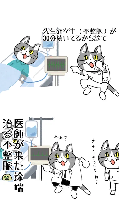 #現場猫 #看護師 
いいんだけどさ。 