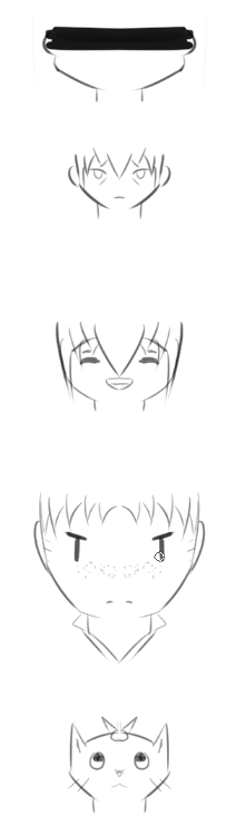 𝐁𝐚𝐬 𝐝𝐮 𝐕𝐢𝐬𝐚𝐠𝐞
J'me suis juste entraîné à faire des bas de visage parce que j'ai du mal à en faire et au final j'ai fait des p'tit visages mignon sur les gens 😗