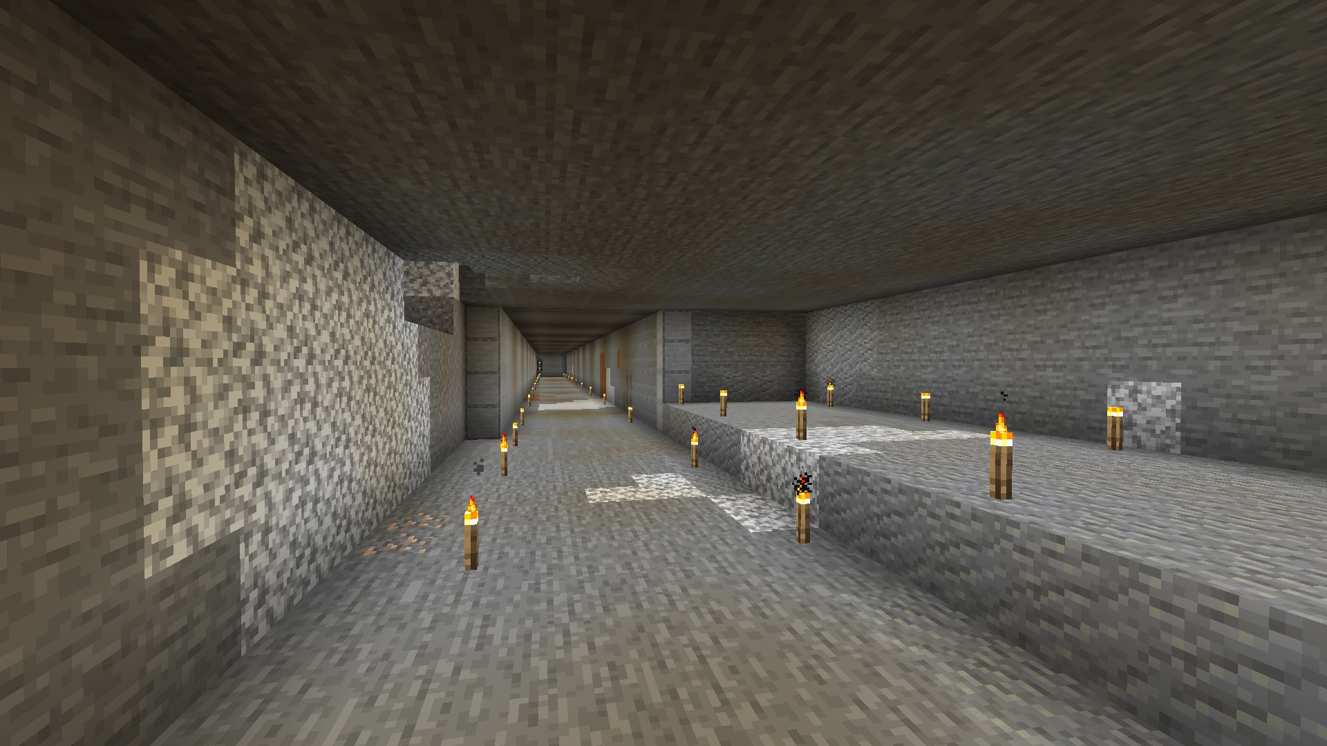 ぶちじぃ 地下トンネルの工事をしています 敵mobが湧く明るさの場所がありますが ハーフブロックと線路で湧き潰し済み マイクラ マインクラフト Minecraft T Co Yv6ltroua8 Twitter