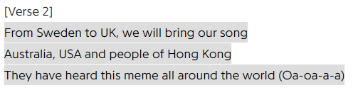 okay it's because there's two separate official english versions of caramelldansen on genius