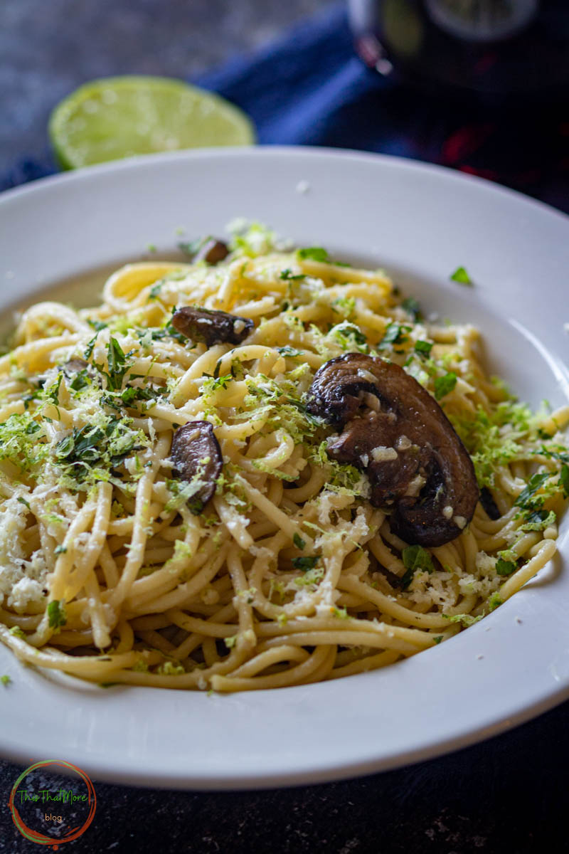 Mushroom Garlic Spaghetti is perfect when you want something different but still want to make it quickly. I have made it in Instant  Pot in under 20 minutes.
#spaghetti #mushrromsauce #easy #quickdinner 
thisthatmore.blog/mushroom-garli…