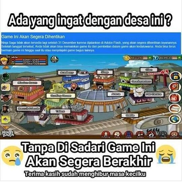 iSolCryptoo's tweet image. Ninja Saga selamat tinggal 😭