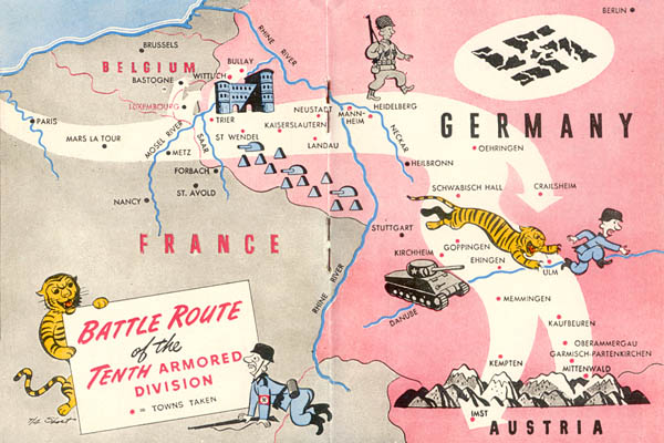 Near Bastogne, Patton’s 9th Armored Division and 10th Armored Division had elements that were by now also surrounded by Germans.