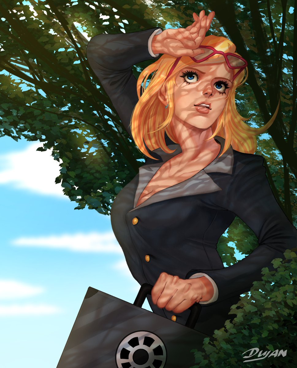 「Lucy Steel from Jojolion ️ Commission f」DUJAN⚡のイラスト