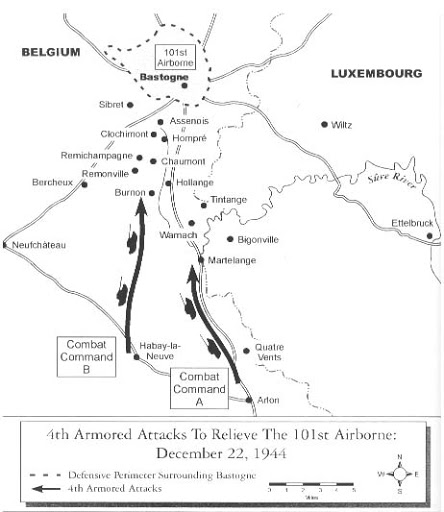 The lead 4th Armored Division elements, led by Irzyk, hit some trouble. At Chaumont, they were fired upon and decided the clear the town. They organized a classic textbook style pincer.