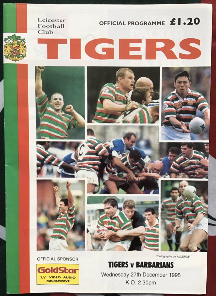 Dave Lougheed making an early Welford Road appearance.