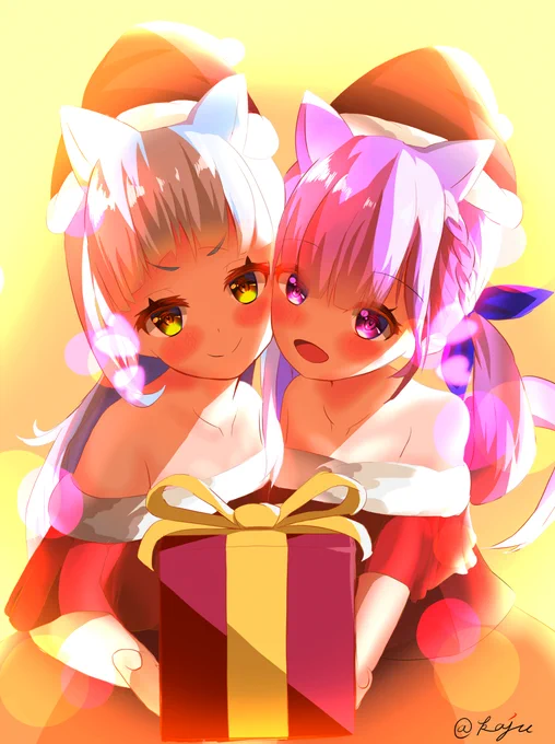 遅くなったけど最高の歌のプレゼントありがとう!あくしおサンタです!#あくあーと #シオンの書物 