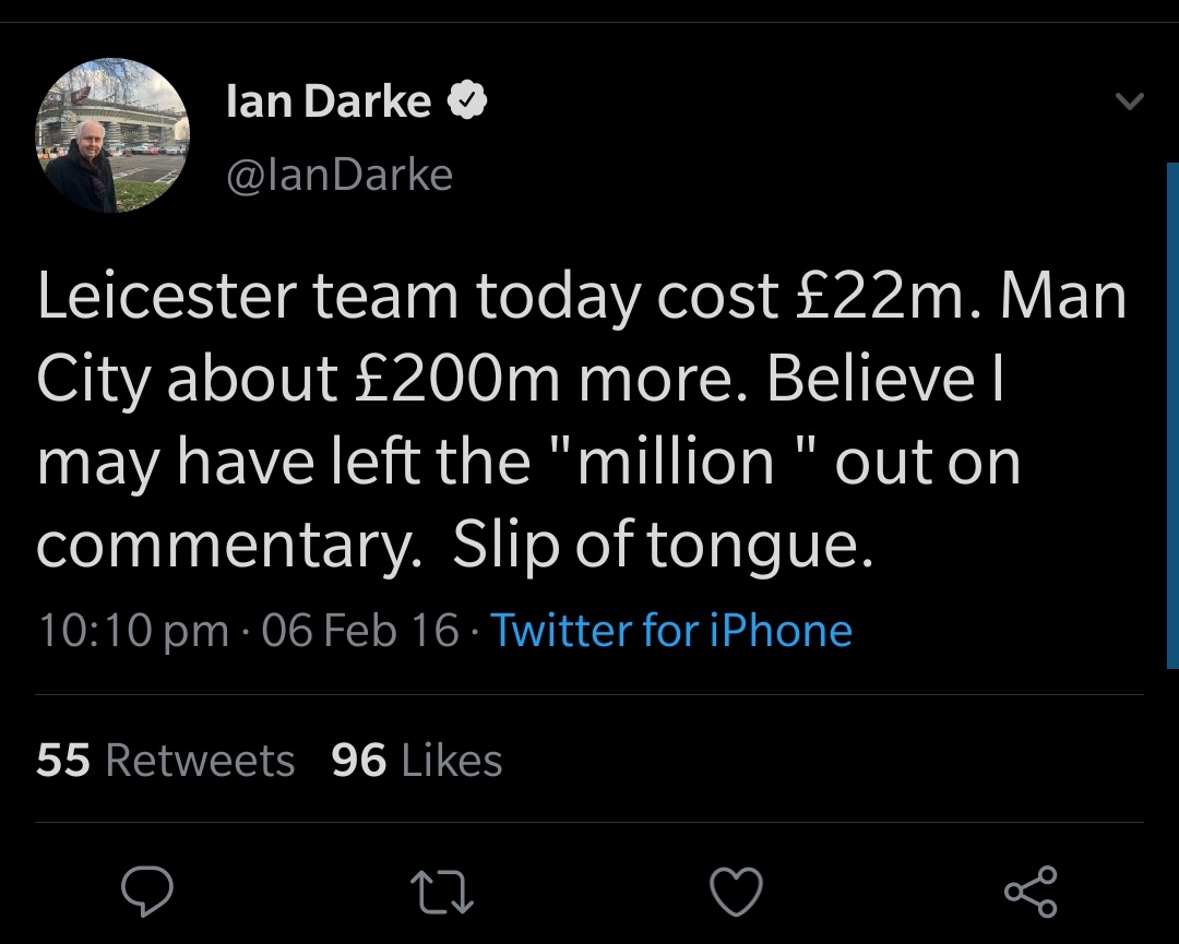 While on the other hand...