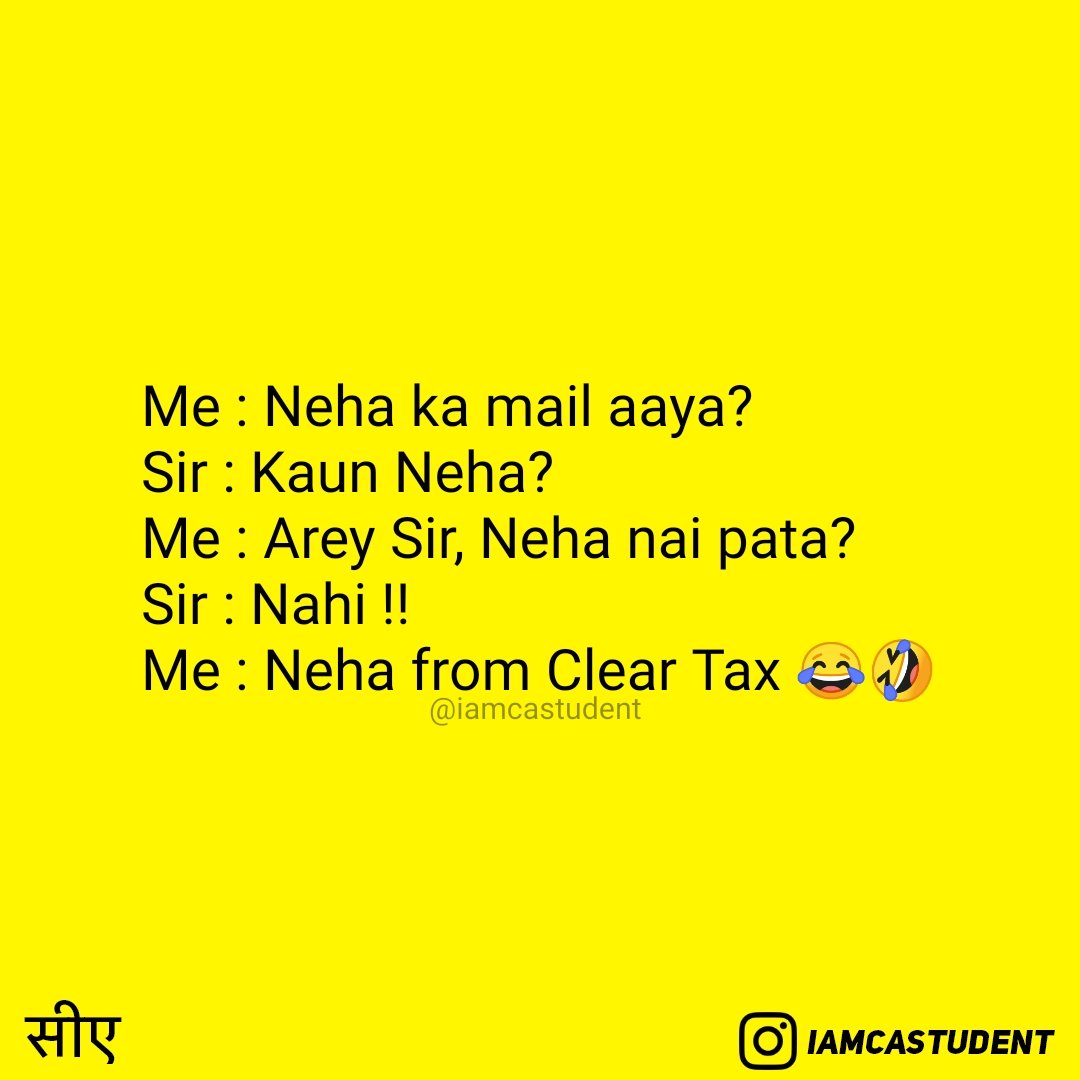 IAMCASTUD's tweet photo. 😂😂😂
#Extend_Due_Dates @cleartax_in @cleartaxgst https://t.co/rRX98snErs