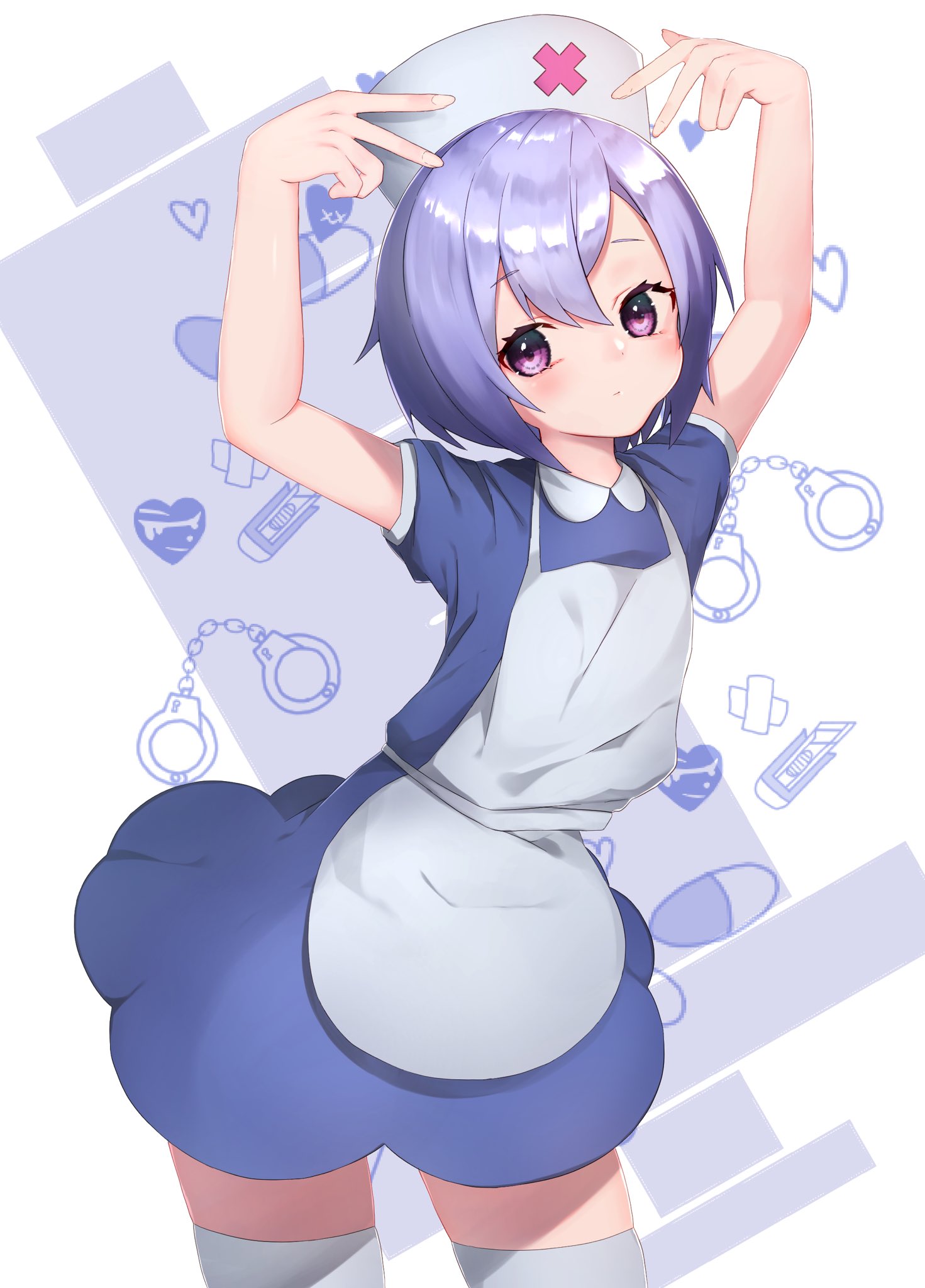 Twitter 上的 にいな ﻌ ナース七七で猫耳ポーズ 原神 原神イラスト T Co Rhbjohudvh Twitter
