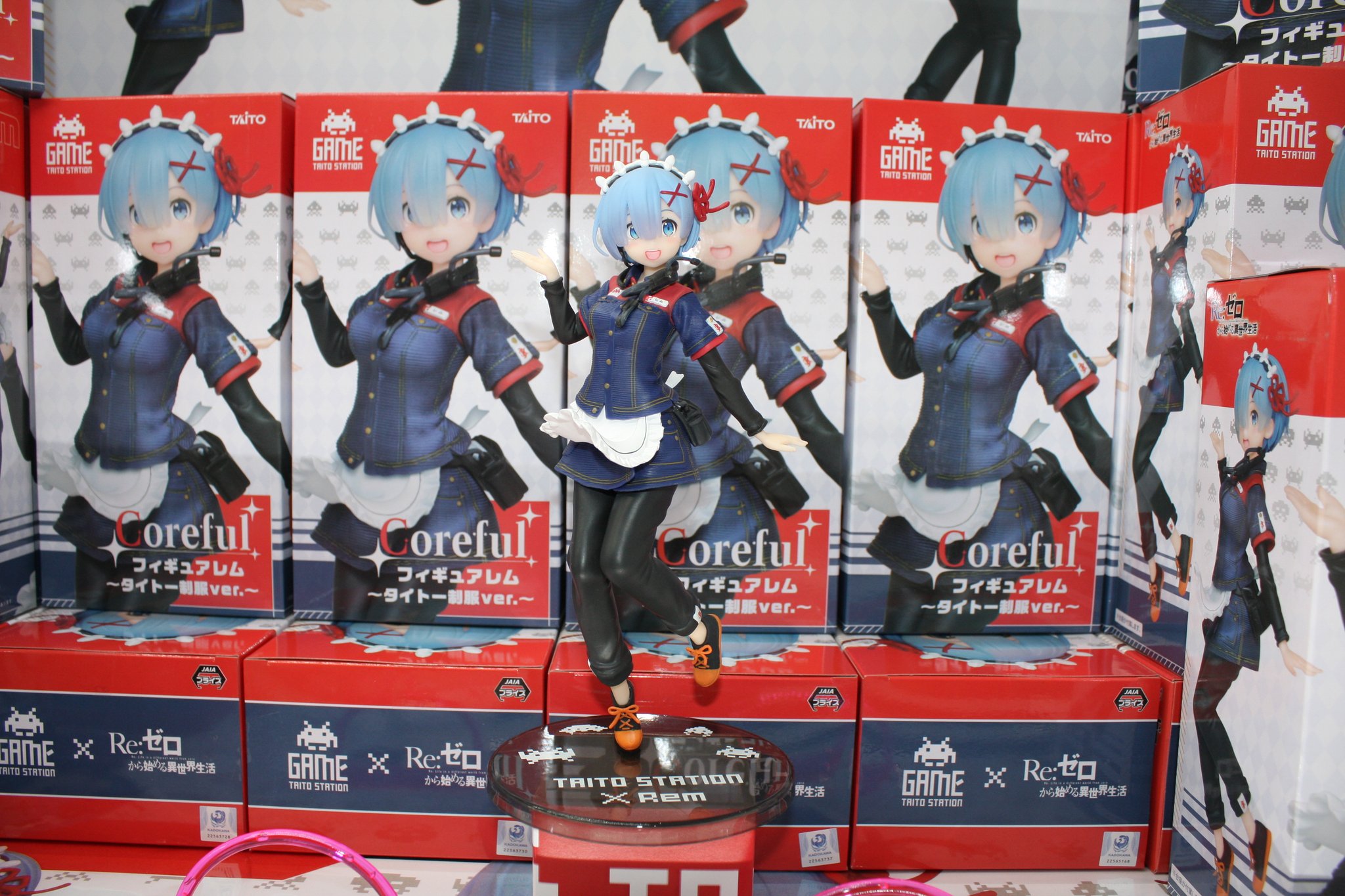 リゼロ フィギュア クリアドレス タイトー制服 エンジェル ONI TENSHE リゼロ フィギュア クリアドレス タイトー制服 エンジェル ONI