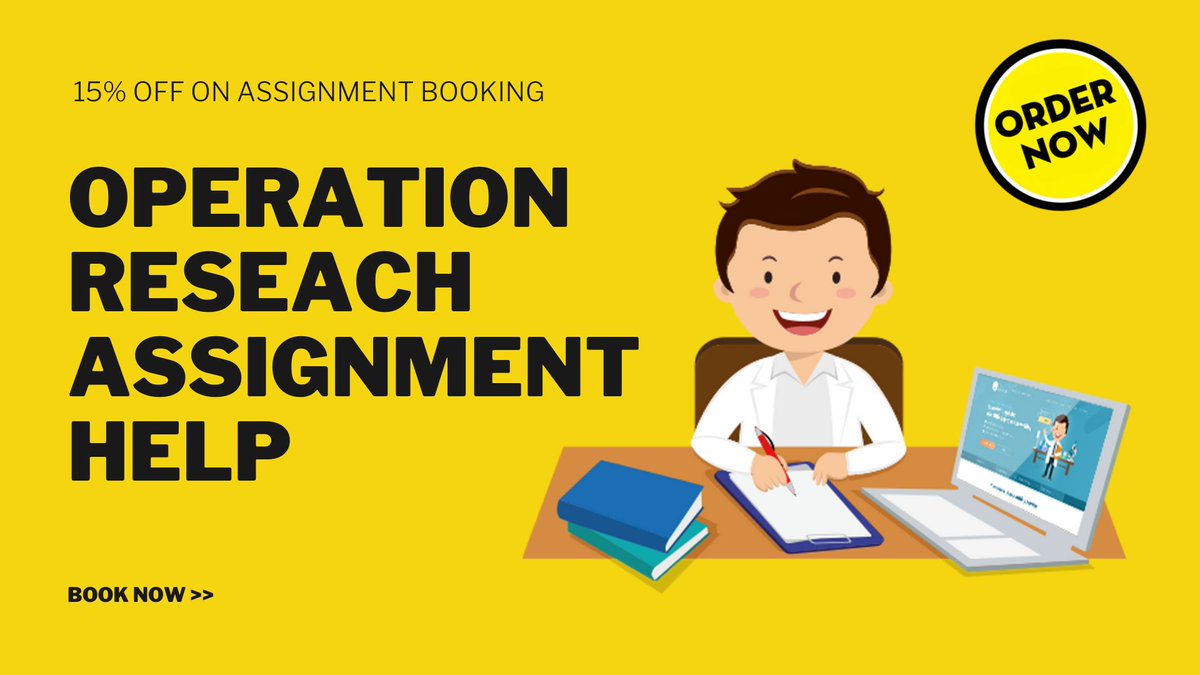 Essay_Corp's tweet image. #OperationResearchAssignmentHelp @ 15% OFF - Book Now!
.
.
To help the #strugglingstudents, EssayCorp brings out the professional #OperationResearch #AssignmentHelp with flat 15% OFF. Book your assignment today @ bit.ly/34OxLMS
.
.
.
.
#Operation #Research #EssayCorp