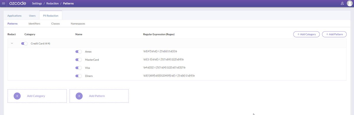 oz_code's tweet image. Ozcode’s #PII redaction lets you mask sensitive information before anyone sees it using #RegexPatterns, identifiers and even whole classes and namespaces. See how the #ProductionDebugger has been configured to redact credit card numbers. bit.ly/3hbVwnc