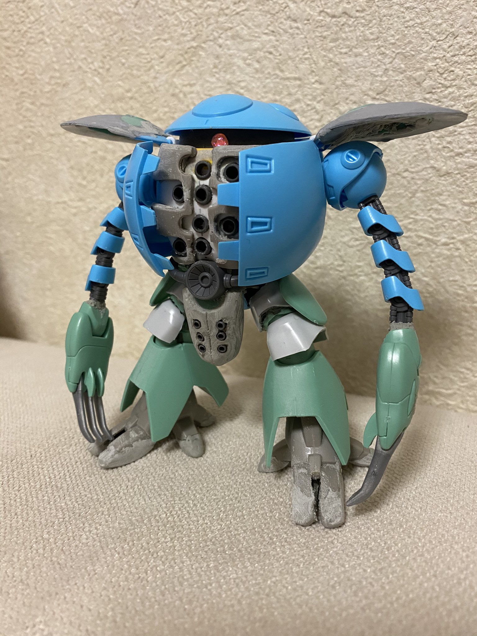 パンまる モビルカプルとモモカプルのミキシングで手間なく作る予定でしたが 大幅にイジる事になってしまいましたが カプール概ね完成なので 塗装していこうと思います W T Co Yum5dvztgc Twitter