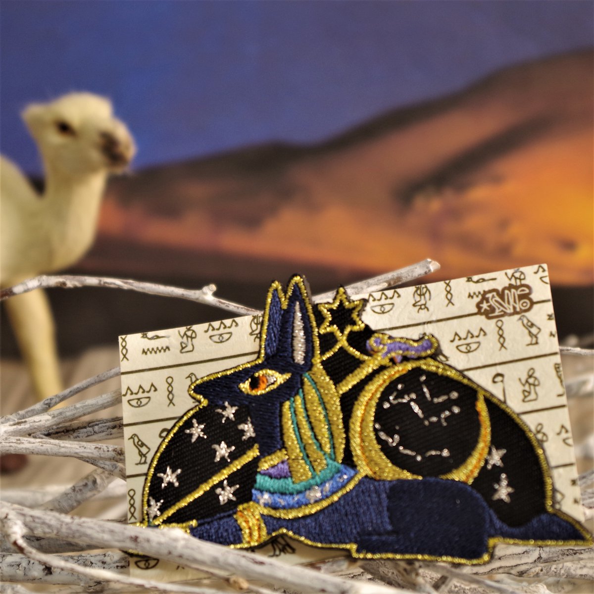 Michimo Craft Shop Kanzar Koboさんの作品 エジプト神アヌビスライラのブローチです アヌビス ライラのブローチは Michimoでお求めいただけます ハンドメイド通販サイトmichimo T Co Cbzmuvyzys Michimo Kanzarkobo ハンドメイド Handmade