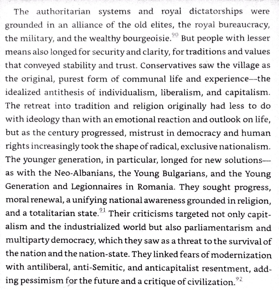 Authoritarian states of the interwar Balkans weren’t fascist, but conservative alliances of old elites, bourgeoisie, bureaucracy, & military. Romania & Croatia were the only two Balkan states with sizeable fascist movements.