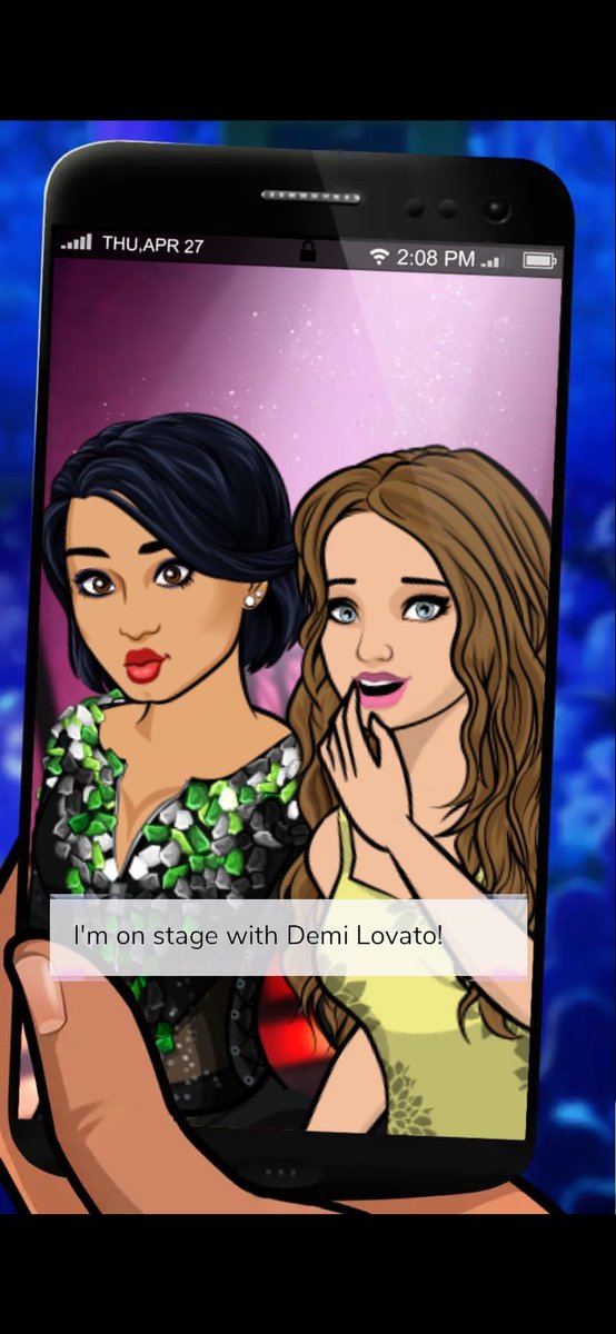 madeliineburns's tweet photo. I got a photo on stage with Demi Lovato! #episode #demipathtofame https://t.co/OGiaoKFYtM https://t.co/R2eNr9RMHM