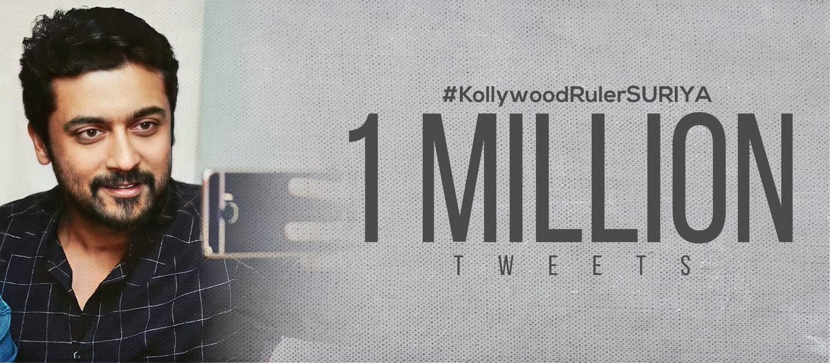 AASuriyaFC's tweet photo. #KollywoodRulerSURIYA trending on Twitter with 1 Million+ Tweets 

Unstoppable Rampage 🔥🔥

@Suriya_offl #Suriya40 https://t.co/3zmiKt3mUM