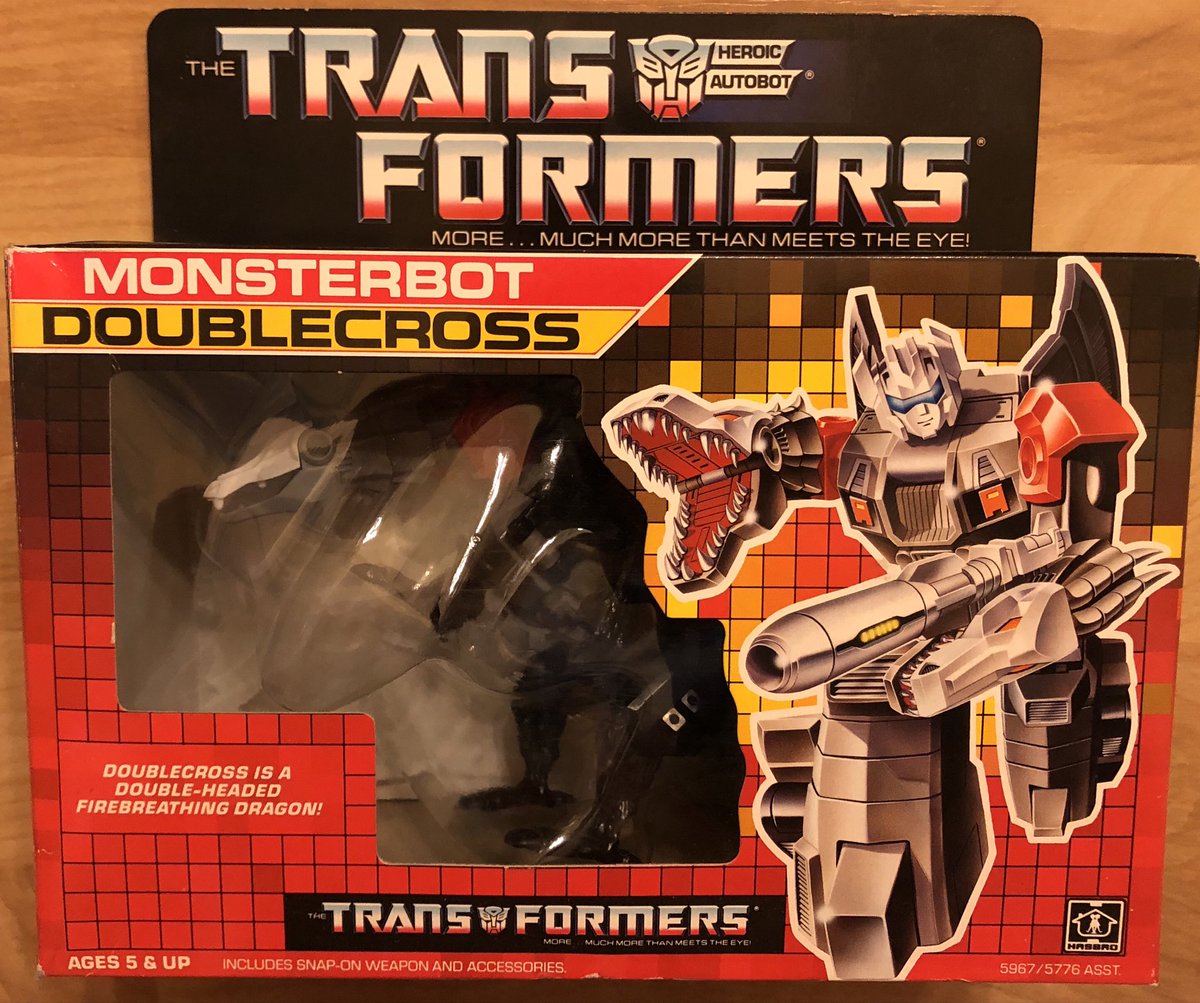 80sForNow's tweet photo. Here is #Transformers #Autobot #Monsterbot #Doublecross. He came out later in the line, around the time when I was getting out of collecting Transformers. He has a very cool alt/monster mode. https://t.co/TIBoLNVT9J